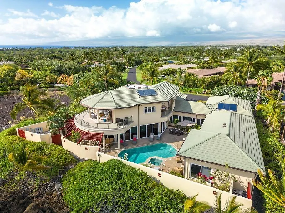 Casa de Férias Hale Mele 2 With Panoramic Golf Course View, Private Pool, Hot Tub, Golf Cart And E-Bikes Vila Waikoloa