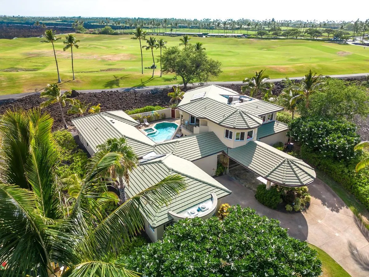 Hale Mele 2 With Panoramic Golf Course View, Private Pool, Hot Tub, Golf Cart And E-Bikes Vila Waikoloa Estados Unidos da América